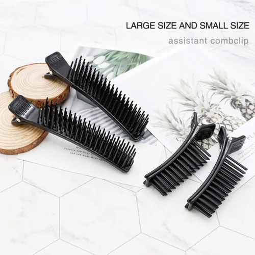 Miniatura 3 de Uonlytech 2 pinzas para el cabello para corte de peinado, pinzas de peluquería, pinzas para el cabello para mujeres y niñas, tamaño grande
