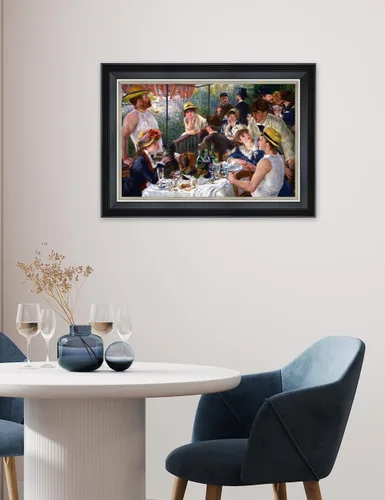 Miniatura 2 de DECORARTS - El almuerzo de los remeros de Pierre-Auguste Renoir. Impresiones giclée sobre lienzo. Mejora la decoración de tu hogar y oficina