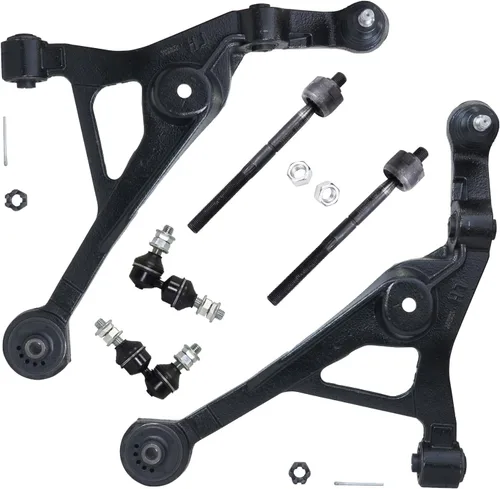 Miniatura 190 de Detroit Axle - Kit de extremo delantero para Chrysler 300 Dodge Charge Challenger 2011-2023, 2 brazos de control inferiores traseros 2 rótulas