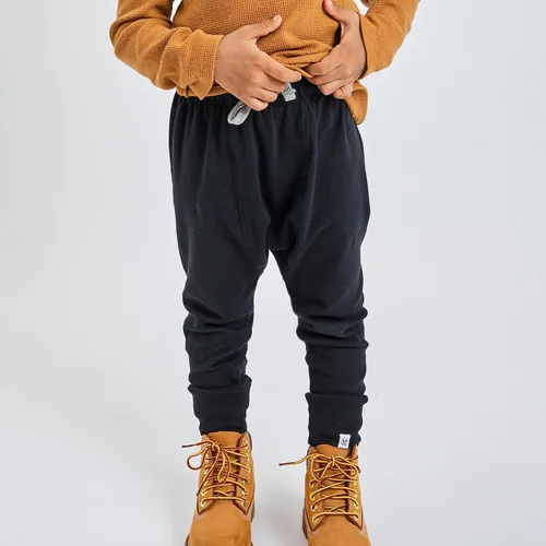 Miniatura 2 de HonestBaby Multipack Honest - Pantalones deportivos de meter 100% algodón orgánico para bebés y niños pequeños, niños, niñas, unisex