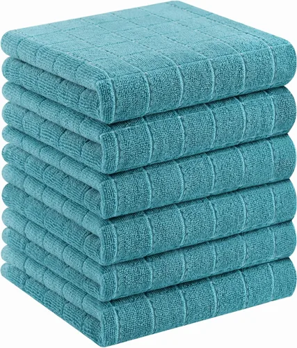 Miniatura 48 de Homaxy Paños de cocina 100% algodón de felpa, toallas de cocina ultra suaves y absorbentes para la cocina, adecuadas para secar y lavar platos