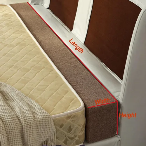 Miniatura 6 de Relleno de espacio de cama de tamaño personalizado, cierra el espacio entre la cabecera y el colchón para cama de puente de cama individual a King