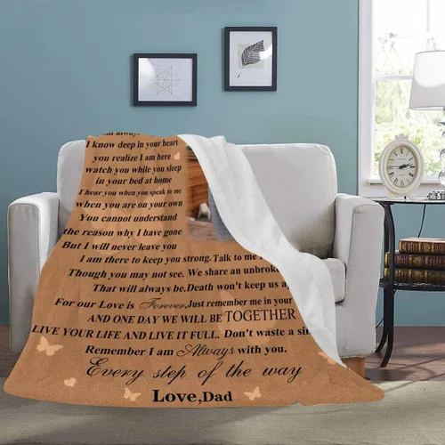 Miniatura 8 de Mantas conmemorativas personalizadas con fotos – Manta personalizada de ángel de duelo para regalo de recuerdo funerario, regalos de memoria Estilo 9