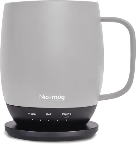 Miniatura 16 de Nextmug - Taza de café autocalentable con control de temperatura (negro, 14 onzas)