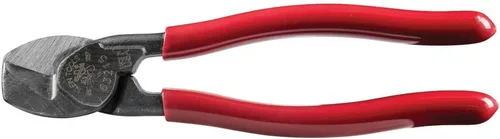 Miniatura 9 de Klein Tools Cortador de cables 63215, fabricado en Estados Unidos, compacto de alto apalancamiento de 6.5 pulgadas, forjado de acero fabricado