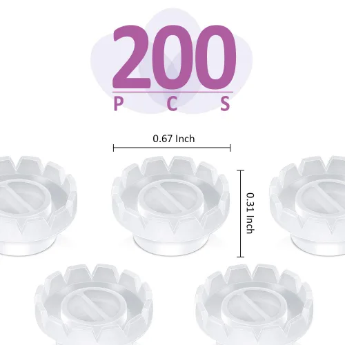 Miniatura 2 de Teenitor Paquete de 200 extensiones de pestañas con volumen y abanico, soporte para pegamento y organizador de pestañas, herramientas