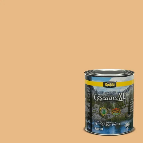 Miniatura 203 de Rodda Paint CASCADIA ZERO - Pintura plana e imprimación para interiores en uno, cuarto de galón, crema de ballet