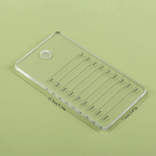 Miniatura 2 de Paleta de extensiones de pestañas acrílicas, organizador de pestañas postizas para injerto, bandeja de pestañas, paleta de pinzas adhesivas de azul