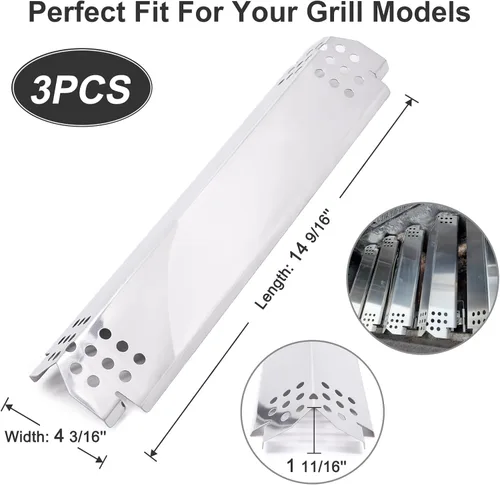 Miniatura 2 de Criditpid Piezas de repuesto para placa de calor de parrilla para Home Depot Nexgrill 720-0925S 720-0864 720-0864M, Tienda de calor de parrilla