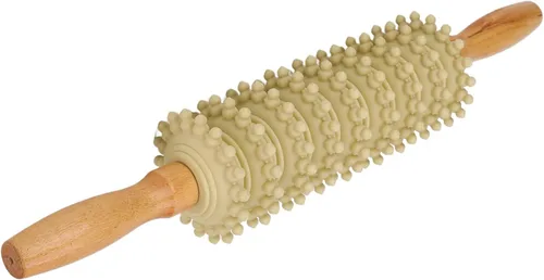 Miniatura 5 de Rodillo de masaje fascia, Rodillo de madera, Puntos de gatillo, Pierna delgada, Afloja la celulitis, Rodillo de masaje de fascia para heridas