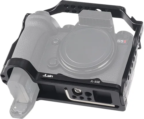 Miniatura 3 de Fotga Jaula de cámara de aluminio + asa superior para Panasonic Lumix S5II S5 Mark II G9II G9 Mark II sin espejo DSLR cámara haciendo videoclips