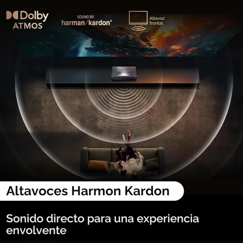 Miniatura 16 de Hisense PX3-PRO Proyector láser triple de proyección ultracorta, 4K UHD, 80” – 150”, 3,000 lúmenes, contraste 3000:1, Dolby Vision y Atmos, IMAX