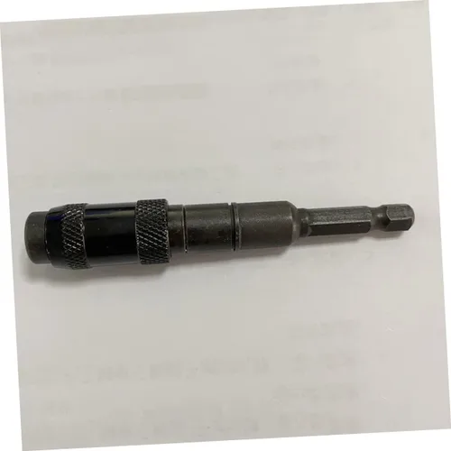 Miniatura 8 de TEHAUX Soporte de punta de poste magnético universal para broca de broca, soporte magnético para brocas, eje de extensión de broca, acero cromado