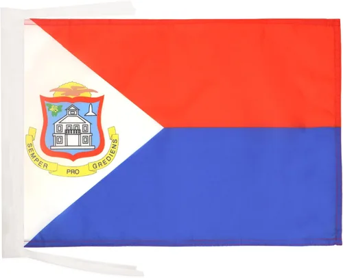 Miniatura 948 de Bandera de México AZ FLAG, 45.7 x 30.5 cm, con cordones - Pequeñas banderas mexicanas de 30 x 45 cm - Bandera de 45.7 x 30.5 cm