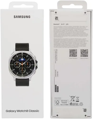 Miniatura 7 de Samsung Galaxy Watch 8 Classic (2025) 46mm Reloj inteligente Bluetooth – Negro Bisel giratorio, seguimiento de sueño y fitness, puntaje