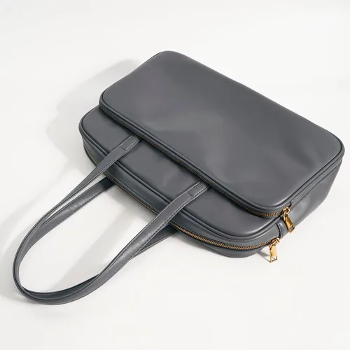 Miniatura 5 de Bolsa de mano para computadora portátil de 14 pulgadas para hombres y mujeres, maletín de negocios, oficina, viajes, trabajo, bolsa de transporte