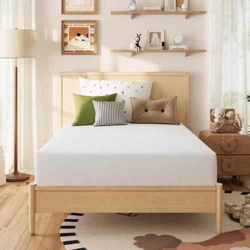 Colchón de tamaño matrimonial en una caja, colchones de 8 pulgadas para cama plataforma, cama doble, sofá cama o litera, espuma viscoelástica,