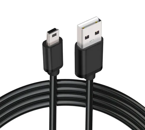 Miniatura 5 de MaxLLTo Cable de carga rápida de datos mini USB extra largo de 6 pies para videocámara JVC GR-D90US / GR-D91US / GR-D93US / GR-D94