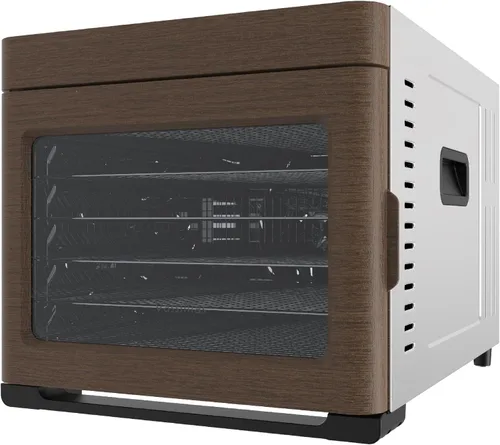Miniatura 9 de Máquina deshidratadora de alimentos – 5 bandejas de acero inoxidable, temporizador digital ajustable, 400 W, 176 °F, control de temperatura, mini