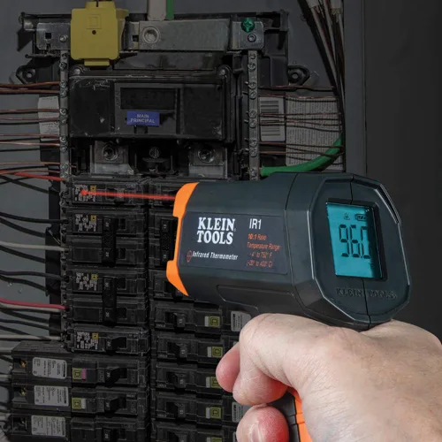 Miniatura 4 de Termómetro infrarrojo, pistola láser digital es un termómetro sin contacto con un rango de temperatura de -4 a 752 grados Fahrenheit