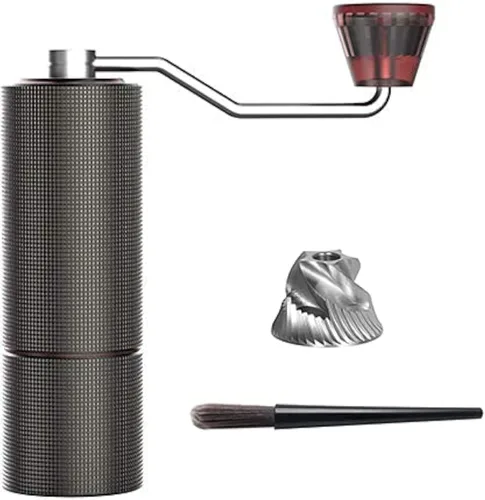Miniatura 4 de Molinillo de café manual Chestnut C2, rebaba cónica de acero inoxidable, capacidad 0.88 oz, tamaño de rebaba 1.496 in, molinillo manual portátil