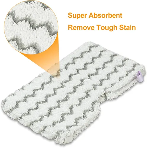 Miniatura 3 de Paquete de 6 almohadillas de repuesto para trapeador de vapor compatibles con Shark Steam Pocket Mop S3501 S3550 S3601 S3801 S3901 SE450 S3601D