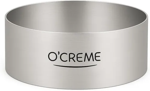 Miniatura 7 de O'Creme Anillo para Pastel de Acero Inoxidable Resistente Redondo Molde de Anillo para Pastel Mousse para Hornear, Decoración de Pasteles de Postre