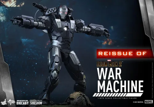 Miniatura 4 de Hot Toys Máquina de guerra 1:6 - Iron Man 2, Plata