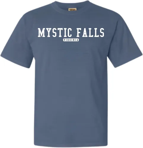 Miniatura 4 de Camiseta Mystic Falls Virginia, estilo vintage universitario, camiseta inspirada en la televisión, regalo para mujeres y hombres