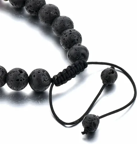 Miniatura 55 de Pulsera de cristal curativo para mujer de 0.315 in, pulsera de cuentas de cristal natural ajustable hecha a mano, joyería curativa, regalo