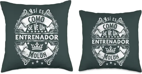 Miniatura 3 de Regalo Entrenador futbol baloncesto personal Un Entrenador Molon Divertido Humor para Hombre - Cojín de fútbol, 16 x 16, multicolor