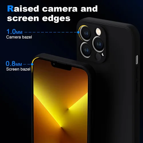 Miniatura 4 de Funda para iPhone 12 Mini, silicona líquida de alta calidad sedosa al tacto, protección de la cámara, forro de microfibra suave antiarañazos, funda
