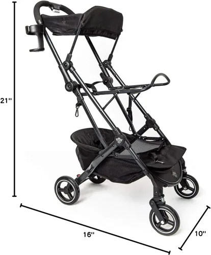 Miniatura 6 de One for Pets Transportador de mascotas de lujo 3 en 1, asiento elevador y cochecito para perros y gatos de tamaño pequeño y mediano, no requiere
