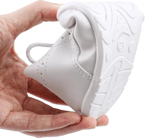 Miniatura 5 de AGJ Zapatos de vestir Oxford para bebés, niños y niñas, de piel sintética, suela suave, zapatos antideslizantes para caminar y bodas