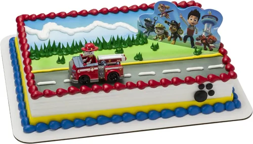 Miniatura 13 de DecoPac Paw Patrol Reporting For Duty Anillos, Decoraciones de cupcakes con Chase, Marshall, Skye y Rubble - Paquete de 24