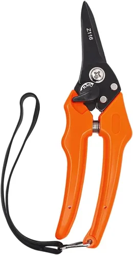 Zenport Z116 - Cizalla para recortar pezuñas y flores con doble hoja, 7.5 pulgadas, para cabra, oveja, alpaca y más, naranja