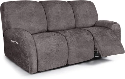 Miniatura 29 de molasofa Fundas de cuero para sillas reclinables, fundas para sillas reclinables grandes para silla reclinable, 4 piezas, fundas lavables que se