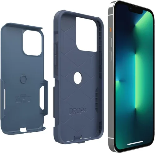 Miniatura 5 de OtterBox Commuter Series - Funda para iPhone 13 Pro Max (solo con protector de pantalla Zagg Glass Elite), embalaje no minorista, Rock Skip Way