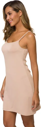 Miniatura 3 de Minivestido básico con tirantes delgados ajustables para mujer