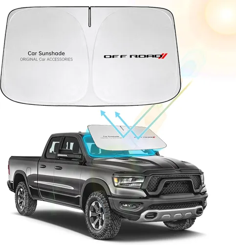 Miniatura 25 de Parasol para parabrisas delantero compatible con Toyota Highlander 2020-2023 2024 2025, protector de visera solar bloquea los rayos UV, parasol