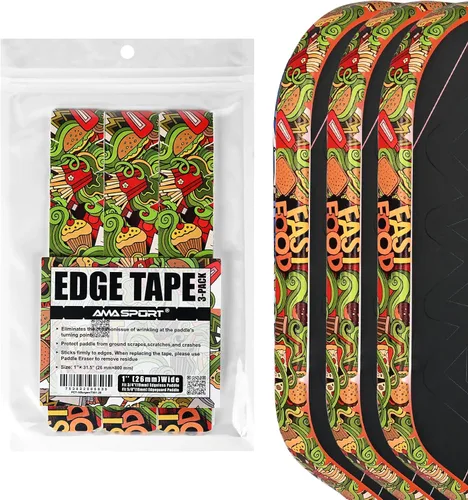 Miniatura 59 de PICKLETECH Pickleball Edge Guard Tape – Pink Unicorn Pattern Edge Tape for Pickleball Paddle - Fit Perfectly Curved Edge - No Wrinkling Sonrisa verde