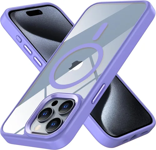 Miniatura 10 de Funda magnética para iPhone 12 Pro Max, compatible con MagSafe, [protección contra caídas de grado militar] TPU suave y transparente para iPhone 12