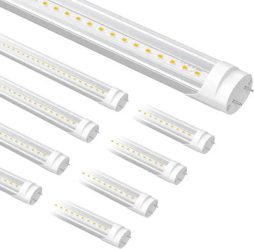 Miniatura 12 de Bombillas fluorescentes de recambio de 4 pies, bombillas LED T8 de 4 pies tipo A+B, 24W (equivalente a 65W) 3200LM, 3000K blanco cálido, tubo de 48