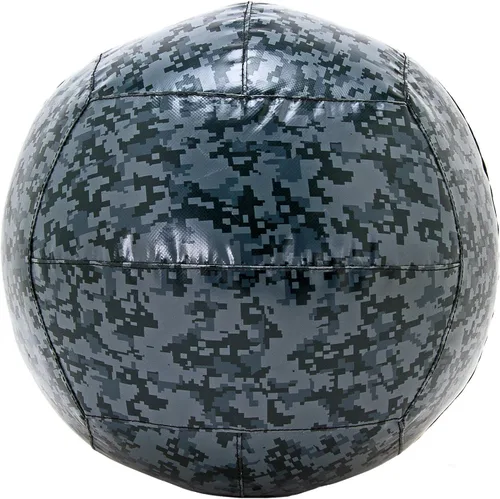 Miniatura 2 de FringeSport Pelota medicinal de camuflaje digital/pelota pesada extra duradera para fuerza y acondicionamiento, entrenamiento pliométrico y básico