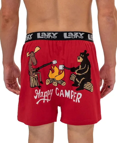 Miniatura 3 de Lazy One Divertidos boxers de animales, novedosos bóxers, ropa interior humorística, regalos de broma para hombres, divertidos boxeadores de oso