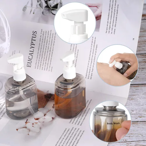 Miniatura 3 de Yamadura Botellas de viaje para artículos de tocador, recipientes de viaje aprobados por la TSA, recargables, portátiles, botellas de spray y Azul