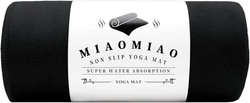 Miniatura 23 de MIAOMIAO Juego de toallas antideslizantes para yoga caliente, microfibra súper absorbente, 24.5 x 72 pulgadas, diseño antideslizante, sin lesiones