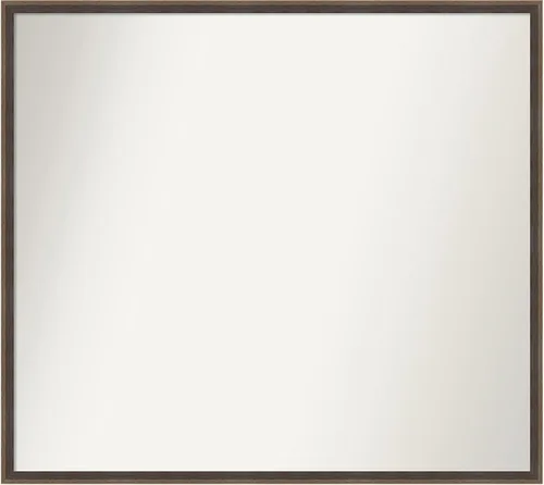 Miniatura 82 de Amanti Art Brown Bathroom Mirror for Over Sink, 23x41 Custom Made Hardwood Wedge Mocha Rectangle Vanity Mirror, Large Modern Wood Frame, Hangs