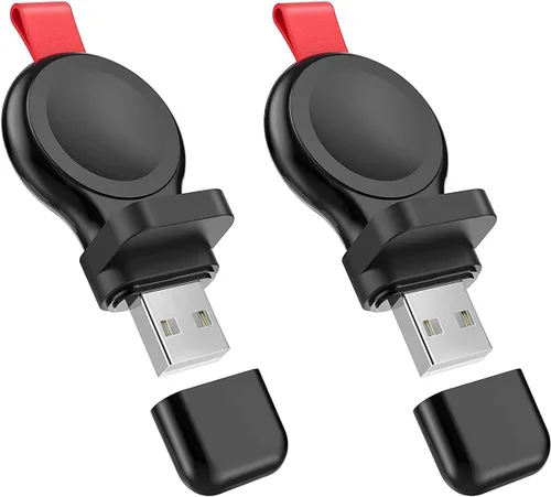 Miniatura 7 de i.VALUX Cargador de viaje para Apple Watch, portátil, inalámbrico, USB, iWatch, carga magnética, para Apple Watch Series 11, 10, 9, 8, UItra, 7, 6