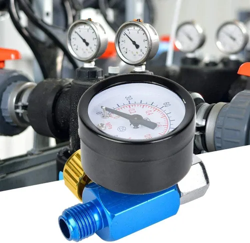 Miniatura 2 de Regulador de presión de aire, regulador de aire de aleación de aluminio, regulador de compresor de aire, fácil instalación para pistola